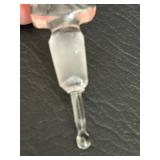 Morlee Antique Czechoslovakian Cut-Glass Perfume Bottles - 7 Bottle Set, Varied Colors