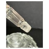 Morlee Antique Czechoslovakian Cut-Glass Perfume Bottles - 7 Bottle Set, Varied Colors