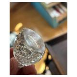 Morlee Antique Czechoslovakian Cut-Glass Perfume Bottles - 7 Bottle Set, Varied Colors