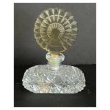 Morlee Antique Czechoslovakian Cut-Glass Perfume Bottles - 7 Bottle Set, Varied Colors