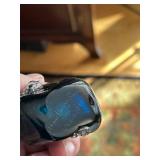 Morlee Antique Czechoslovakian Cut-Glass Perfume Bottles - 7 Bottle Set, Varied Colors