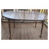Vintage Ethan Allen Dining Table - Formica Top with 1 Leaf