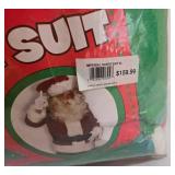 Vintage Imperial Santa Suit XL - Hat, Jacket, Pants, Belt & Boot Tops