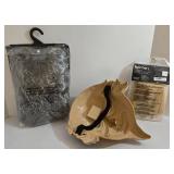 3 Costume Accessories: The Purge Uncle Sam Mask, Spirit Wise Wizard Wig, & Bald Cap