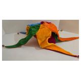 2 Colorful Jester Hats with Mardi Gras Beads