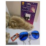 Costume Accessories - Wigs, Sheriff Star, Dora Masks, Shazam & Guitar Sunglasses