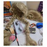 Costume Accessories - Wigs, Sheriff Star, Dora Masks, Shazam & Guitar Sunglasses