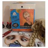 Costume Accessories - Wigs, Sheriff Star, Dora Masks, Shazam & Guitar Sunglasses