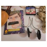 Costume Accessories - Wigs, Sheriff Star, Dora Masks, Shazam & Guitar Sunglasses