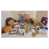 Costume Accessories - Wigs, Sheriff Star, Dora Masks, Shazam & Guitar Sunglasses