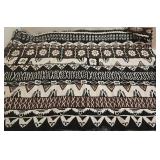 Hawaiian & Fijian Costume Accessories - Tapa Fabric Wrap, 4 Lei