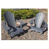 Leisure Line Adirondack Chairs - Pair
