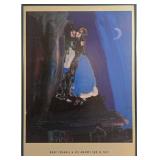 Marc Chagall Les Amants sur le Toit - Framed Poster, 1927