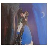 Marc Chagall Les Amants sur le Toit - Framed Poster, 1927