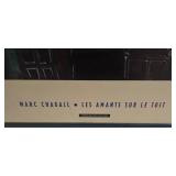 Marc Chagall Les Amants sur le Toit - Framed Poster, 1927