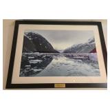 Dawes Glacier Framed Photograph - Spring Vacation - 20x28 - WOMCF-105-048C-20x28