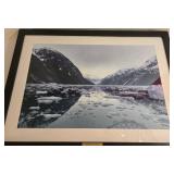 Dawes Glacier Framed Photograph - Spring Vacation - 20x28 - WOMCF-105-048C-20x28