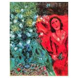 Marc Chagall - The Painter and His Wife Print (Framed, 17 x 21 in)