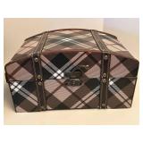 Leather Fabric Wood Decorative Storage Containers (Lot of 5)