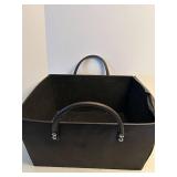 Leather Fabric Wood Decorative Storage Containers (Lot of 5)