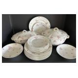 Haviland Limoges Pink Flower Pattern 18-Piece Dinnerware Set