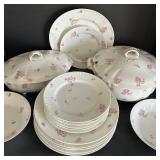 Haviland Limoges Pink Flower Pattern 18-Piece Dinnerware Set