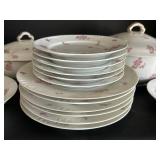 Haviland Limoges Pink Flower Pattern 18-Piece Dinnerware Set