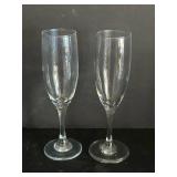 Various Wine Drinking Glasses including Zwiesel Glas Pure Champagne Glasses - 11 in Tall, 14-Piece Lot