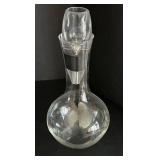 Glass Decanters, Thick Shot Glasses & Wine Aerator (Lot of 5)