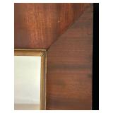 Antique Wood-Framed Mirror 24x27 Inches