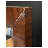 Antique Wood-Framed Mirror 24x27 Inches