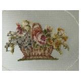 Silvercraft Vanity Tray - Silver Plate with Petit Point Lace Doily (9 x 6 in)