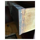 Antique Mahogany China Cabinet with Glass Doors - 36 W x 72 H x 16 D