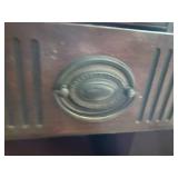 Antique Mahogany China Cabinet with Glass Doors - 36 W x 72 H x 16 D