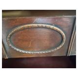 Antique Mahogany China Cabinet with Glass Doors - 36 W x 72 H x 16 D