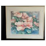 Patricia Geisheker Original Watercolor - Pink Peony Bouquet, 28 1/2 x 24 1/2 in