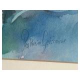 Patricia Geisheker Original Watercolor - Pink Peony Bouquet, 28 1/2 x 24 1/2 in