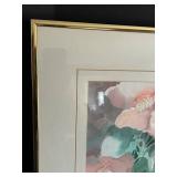 Patricia Geisheker Original Watercolor - Pink Peony Bouquet, 28 1/2 x 24 1/2 in