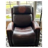 Linden Power Recliner - Dark Brown Leather