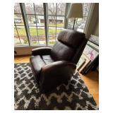 Linden Power Recliner - Dark Brown Leather