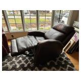 Linden Power Recliner - Dark Brown Leather