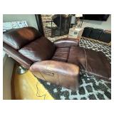 Linden Power Recliner - Dark Brown Leather