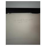 Marc Chagall La Mariée Framed Print Under Glass - 23-1/2 x 29 in (Black Frame)