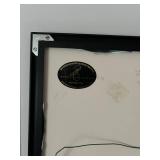 Marc Chagall La Mariée Framed Print Under Glass - 23-1/2 x 29 in (Black Frame)