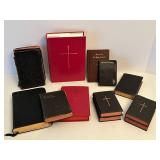 Assorted Antique Bibles & Prayer Books: Book of Common Prayer; Holy Bible; The Narrow Way