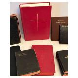 Assorted Antique Bibles & Prayer Books: Book of Common Prayer; Holy Bible; The Narrow Way