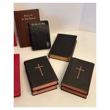 Assorted Antique Bibles & Prayer Books: Book of Common Prayer; Holy Bible; The Narrow Way