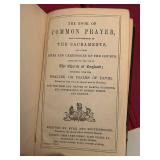 Assorted Antique Bibles & Prayer Books: Book of Common Prayer; Holy Bible; The Narrow Way