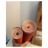 ÉLITIS Madagascar Arrowroot Raffia Wallpaper Cinnamon Red Brown 11 yd x 27 in ~1 1/2 Rolls