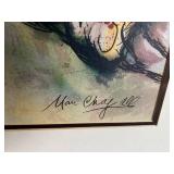 Marc Chagall Paris Opera Ceiling Lithograph - 47 in W x 36 in H, COA Included